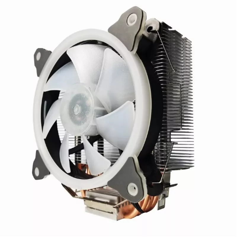 Õhkjahuti Gembird CPU-HURACAN-ARGB-X130 12 cm must valge