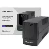 Qoltec 53774 katkematu toiteallikas (UPS) Line-Interactive 1 kVA 600 W 1 vahelduvvoolu pistikupesa