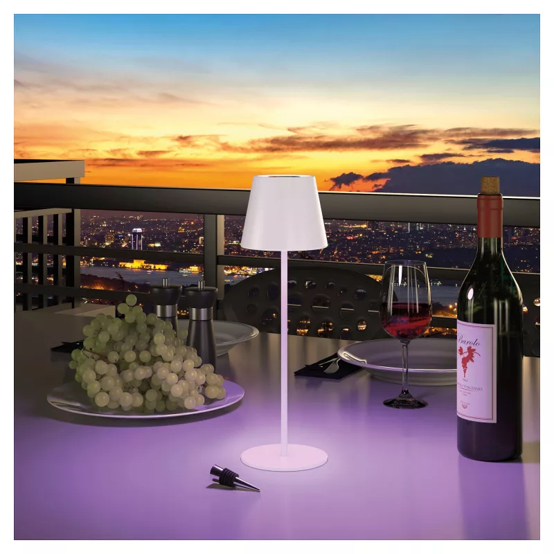 LED-laudlamp RealPower TableLight 360 RGB 3W IP44 1800mAh