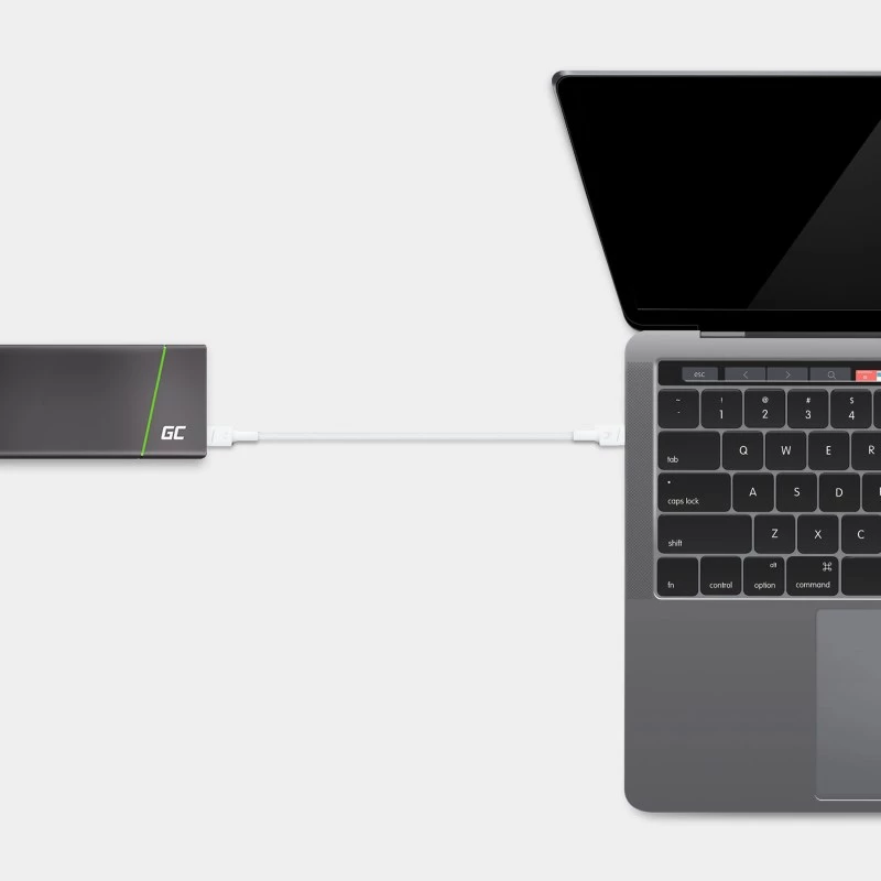 roheline Cell KABGC30W USB-kaabel USB 3.2 Gen 1 (3.1 Gen 1) 1,2 m USB-C valge