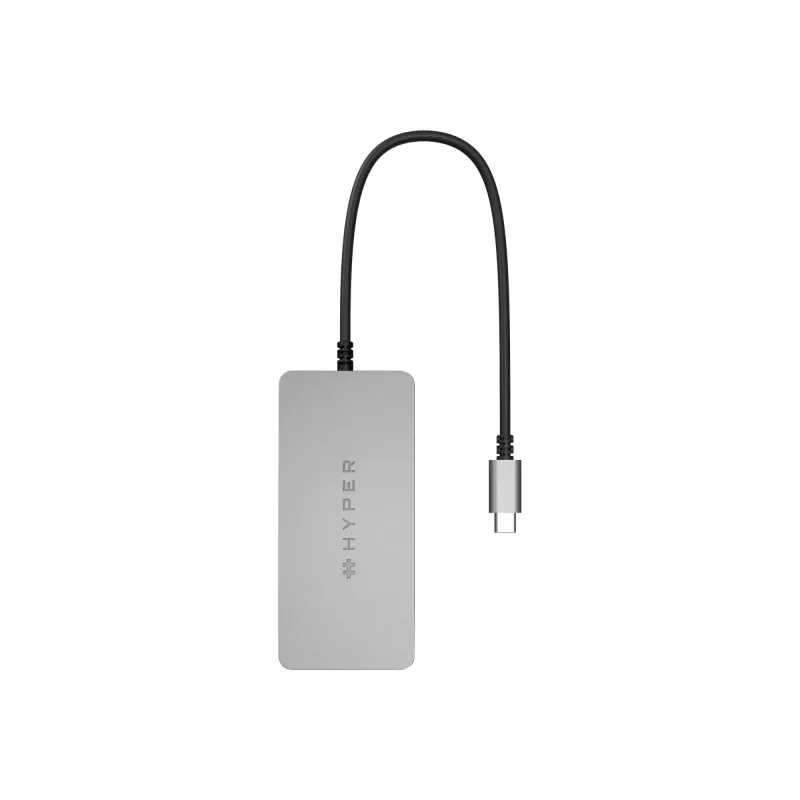 HYPER HDMB2 liidese jaotur USB 3.2 Gen 1 (3.1 Gen 1) Type-C 5000 Mbit/s Roostevaba teras