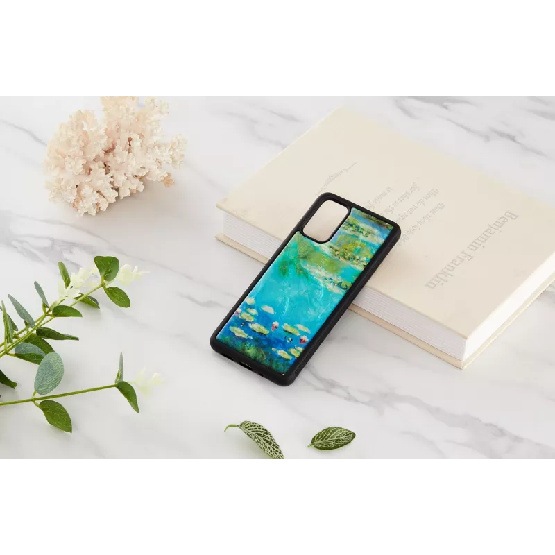iKinsi telefonikott Samsung Galaxy S20+ jaoks — must vesirooside disain