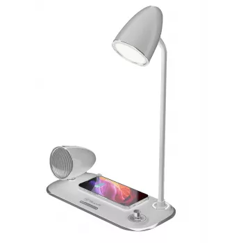 Juhtmevaba laualugeja Tellur TLL151371 Bluetooth-kõlari ja laualambiga