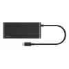Belkin Connect, USB Type-C, HDMI, USB 2.0 Type-A, USB 3.2 Gen 1 (3.1 Gen 1) Type-C, MicroSD (TransFlash), SD, must, ümmargune kaabel, 0,2 m