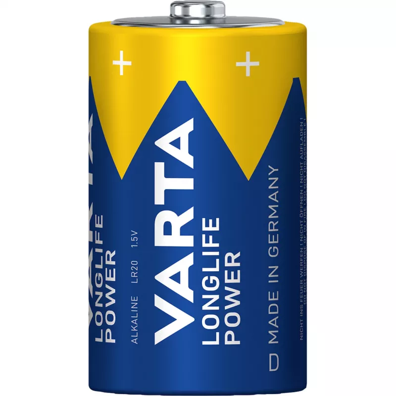 Patarei Varta LONGLIFE Power D — 2 tk