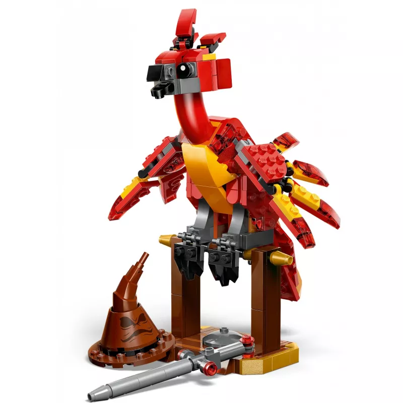 LEGO ehitatav Fawkes — Dumbledore'i fööniksi mudel 76448, 299 detaili, 160 mm kõrge, vanusele 8+