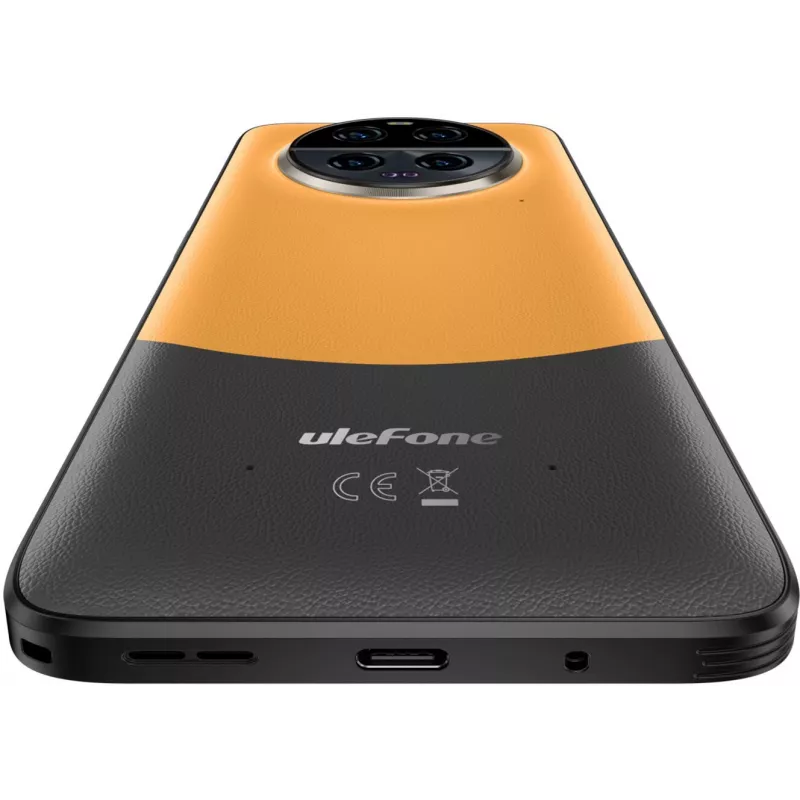 Tugevdatud nutitelefon UleFone Armor 23 Ultra 5G — 12 GB muutmälu, 512 GB salvestusruum, oranž