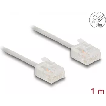 Võrgukaabel DeLOCK RJ45 Cat.6 UTP Ultra õhuke 1 m Hall
