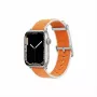 Asendusrandmepael GUAN Premium Pro Apple Watchile — oranž/valge — sobib 38/40/41/42 mm