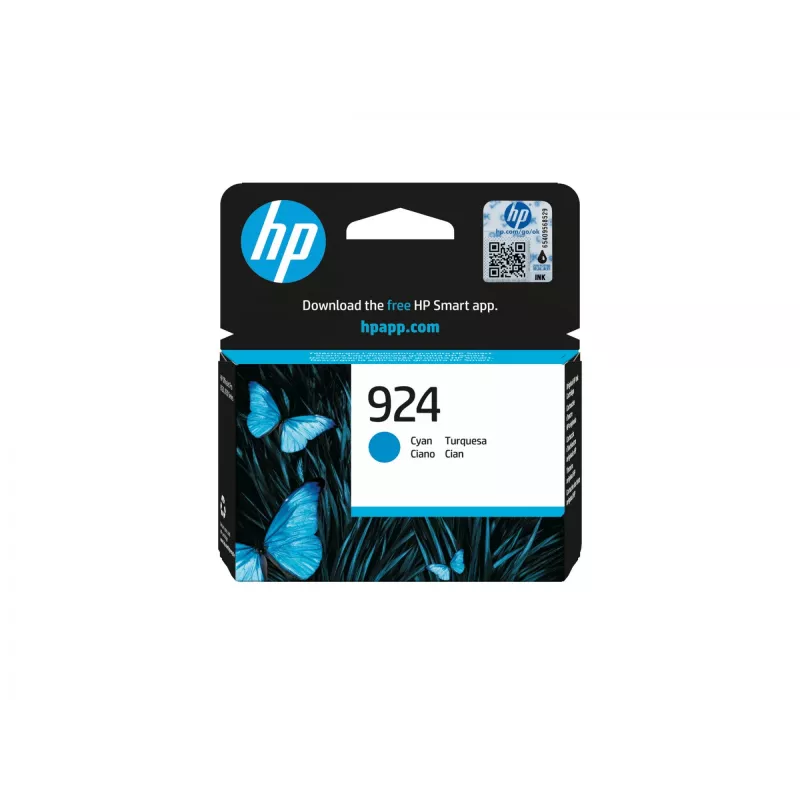 HP 924 tsüaan originaal tindikassett