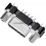 D-Sub pistik Harting 09 66 251 6512, 15-kontaktiline joodetav, 180° orientatsioon