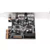 SilverStone ECU05 - USB-adapter - PCIe 2,0 x2 madalprofiil - USB 3,1 Type C x 1 + USB3.0 x 2 + USB3.0 (sisemine) x 2 (SST-ECU05)