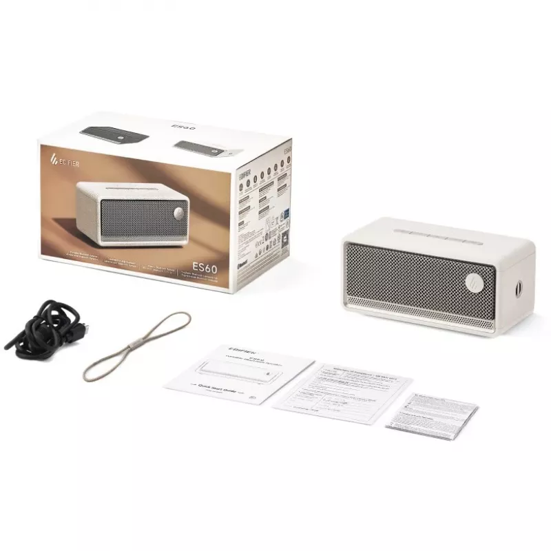 Stereo portable speaker Edifier ES60 Valge