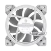 Gamemax | Korpusventilaator | DUAL RING INFINITY | Valge