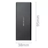 M.2 SATA SSD ümbris QOLTEC 51854 USB 3.0 tööriistavaba