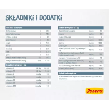 Kuivtoit Josera LÉGER kassidele 10 kg täiskasvanud kodulinnulihaga