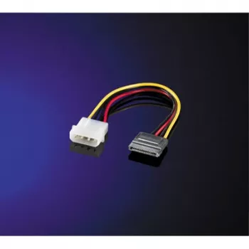 Toiteadapterkaabel ROLINE 4-kontaktiline HDD-SATA 0,15 m