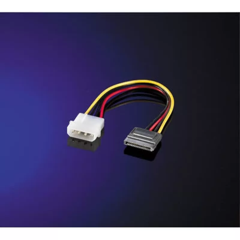 Toiteadapterkaabel ROLINE 4-kontaktiline HDD-SATA 0,15 m