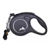 Sissetõmmatav rihm Flexi New Classic Cat XS 3 m — nöörrihm väikestele lemmikloomadele, must, max koormus 8 kg