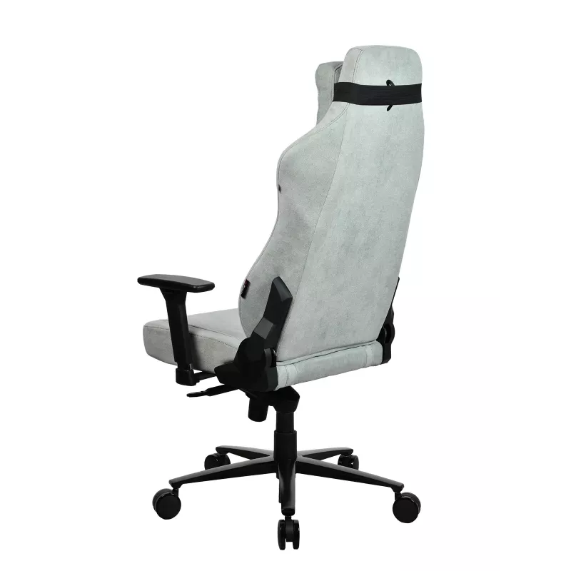Mängutool Arozzi Vernazza SoftFabric Pearl roheline — ergonoomiline mänguiste, pehme kangas