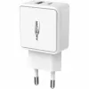ANSMANN HC218PD - Toiteplokk - 18 W - 3000 mA - PD, QC 3.0 - 2 väljundporti (USB, USB-C) - Valge (1001-0111)