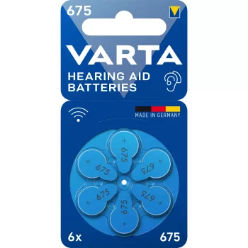 Ühekordne patarei Varta 675 PR44 tsink-õhk 5,35 mm 1,16 cm 1,75 g