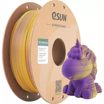 PLA MATTE DUAL 1,75mm LILLA KOLLANE 1kg ESUN 3D FILAMENT (PLA-MTD175B-ZY1P1)