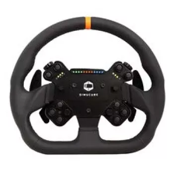 Simucube Valo GT-23 SC3 Simracing-rool, 320 mm läbimõõt, GT-disain, SC3-kiirkinnitus – must, nahk