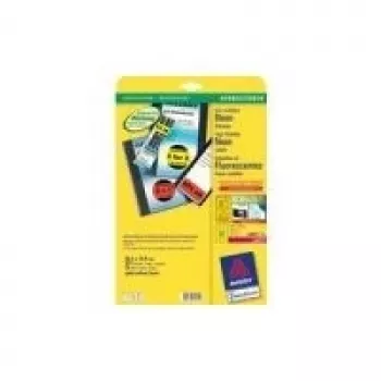 Avery Zweckform L6003 - sildid - neoonpunane - 63,5 x 29,6 mm - 675 silt(i) (25 lehte x 27) - eripakkumine (L6003-25)