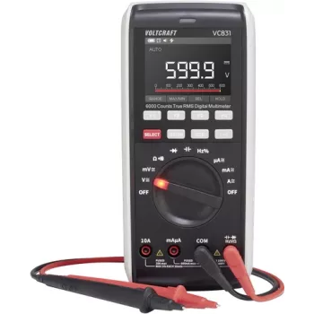Voltcraft VC831 SE käsimultimeeter digitaalne CAT III 1000 V IV 600 V ekraani näidik (VC-16714295)