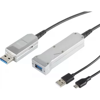 USB-pikenduskaabel ShiverPeaks S/CONN 50 m USB 3.0 A -> USB 3.0 A + USB Micro B