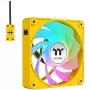 Thermaltake CT120 EX Reverse ARGB 120 mm korpuse ventilaator, 3 tk pakk, kollane