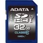 ADATA Premier SDHC UHS-I U1 Class10 32GB, 32 GB, SDHC, Class 10, 30 MB/s, 10 MB/s, Must, Sinine
