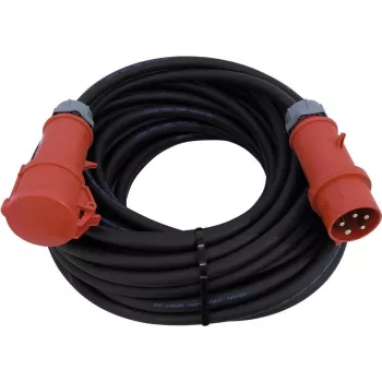 Toitepikenduskaabel PSSO 32A CEE 5x6 mm² 25 m punane