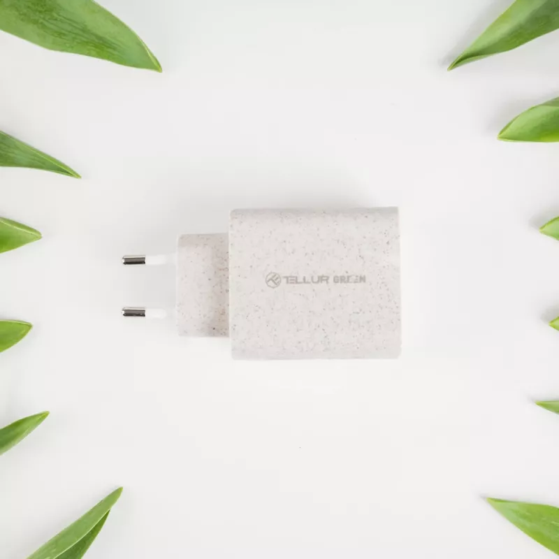 Laadija Tellur TLL151321 USB-C PD20W USB QC3.0, 20W PD ja QC3.0 kiirlaadimine