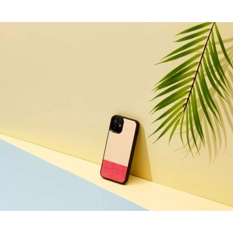 Kaitsev telefoniümbris man and wood iPhone 12 mini jaoks — must