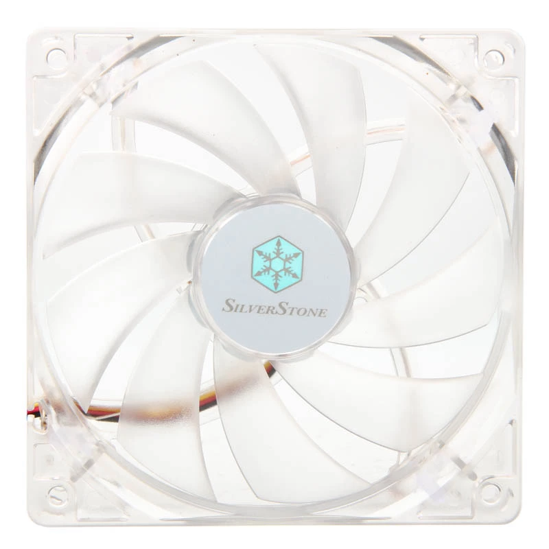 SilverStone SST-FN121-P-GL 120 mm korpuse ventilaator rohelise LED-valgustusega