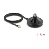 Antenni magnetiline alus DELOCK ULA100 — 1 x N-pistik 1 x SMA-pistikule, 1,5 m kaabel, välistingimustes, must