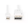 DisplayPort-ühenduskaabel Digitus AK-340102-010-W