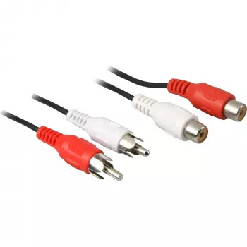 Audio kaabel Goobay AVK 125-500 5.0m 2 x RCA Must