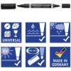 Püsimarker Staedtler Lumocolor permanent duo 348 B must 1 tk