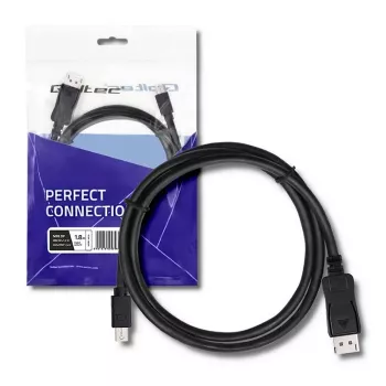 DisplayPorti kaabel Qoltec 50434 1.8 m Mini DisplayPort Must