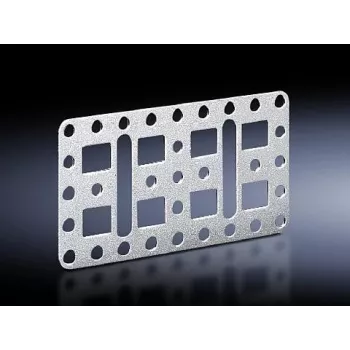 Rack plate Rittal 4532.000, stainless steel, 110×60 mm, pack of 4