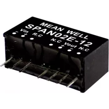 Toiteadapter/inverter mean well SPAN02C-05 2 W väljund 5 V sisend 36–75 V RoHS