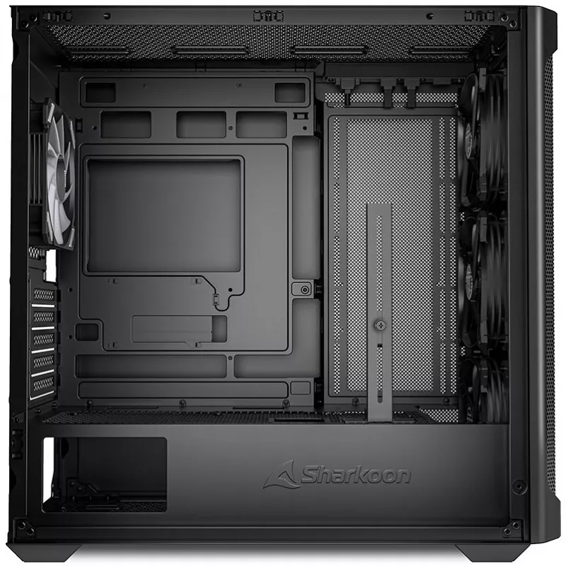 Sharkoon MK4W RGB Strip Micro Tower Must