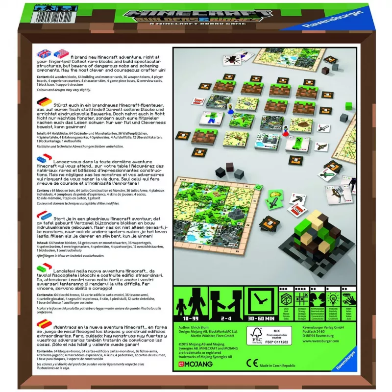 Minecraft Builder & Biomes, lauamäng