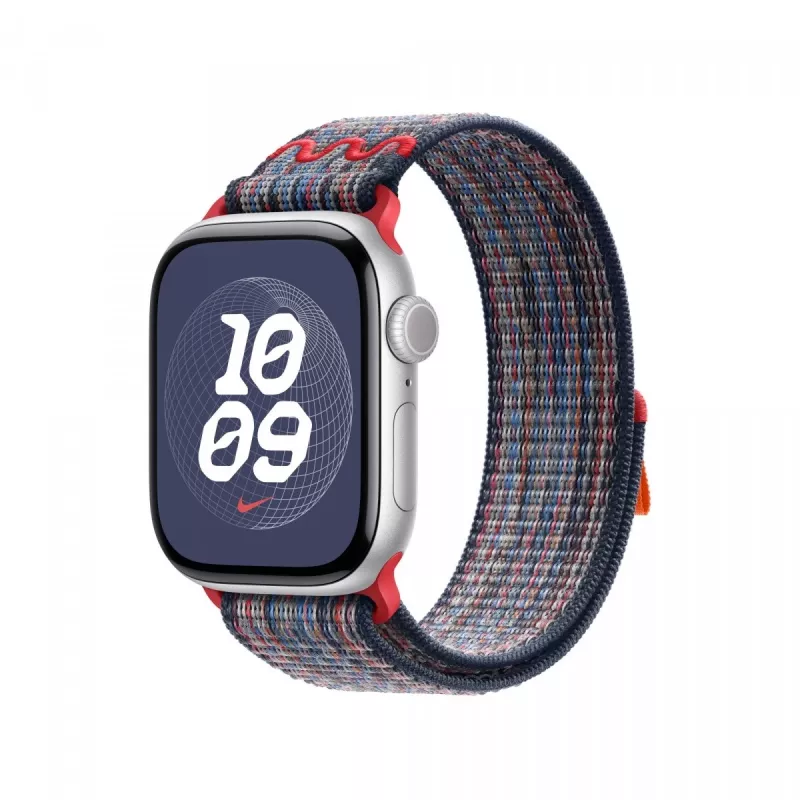 40 mm sinine/punane Nike Sport Loop