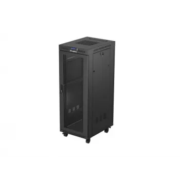 Põrandal seisev 19-tolline rack-kapp LANBERG FF01-6832-23BL 32U 600x800 mm