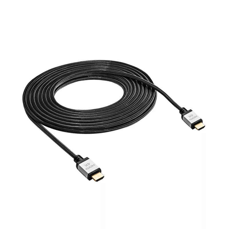 Akyga AK-HD-100P HDMI 2.0 kaabel, punutud, PRO seeria, 10 m, must