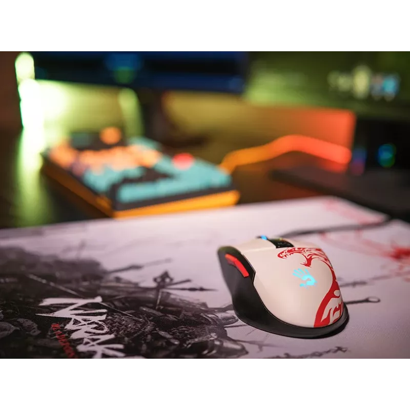 Juhtmega mängurihiir A4Tech Bloody L65 MAX RGB 16000 DPI ergonoomiline paremakäeline